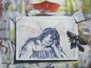 Lucien Freud postcard