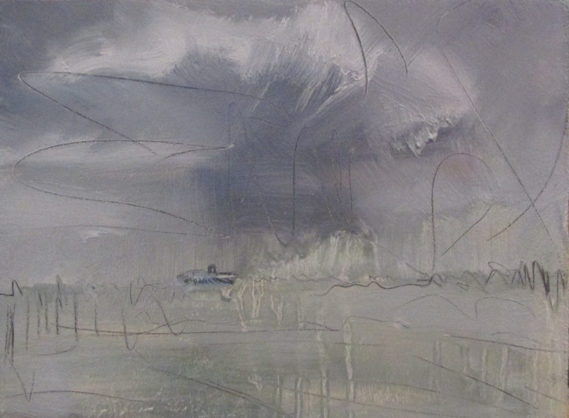 Ferry approaching Calais, Feb 2016