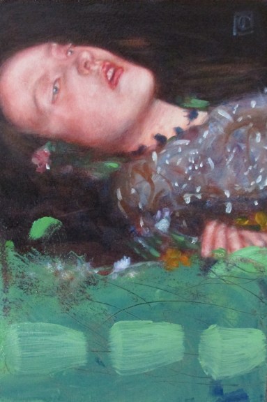 Light green with cadmium after John Everett Millais , 'Ophelia' - Copy