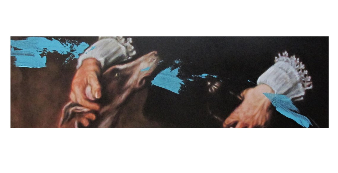 Ultramarine with viridian after Anthony Van Dyke_s ‘Portrait of Phillipe le Roy_