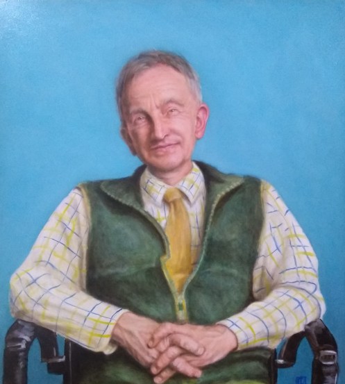 Robin Brown, with ultramarine and viridian
