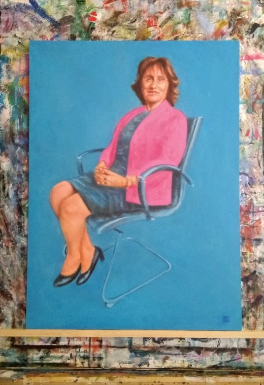 Gina Whyman with carmine, ultramarine and viridian - Executive PA, Welbeck estate